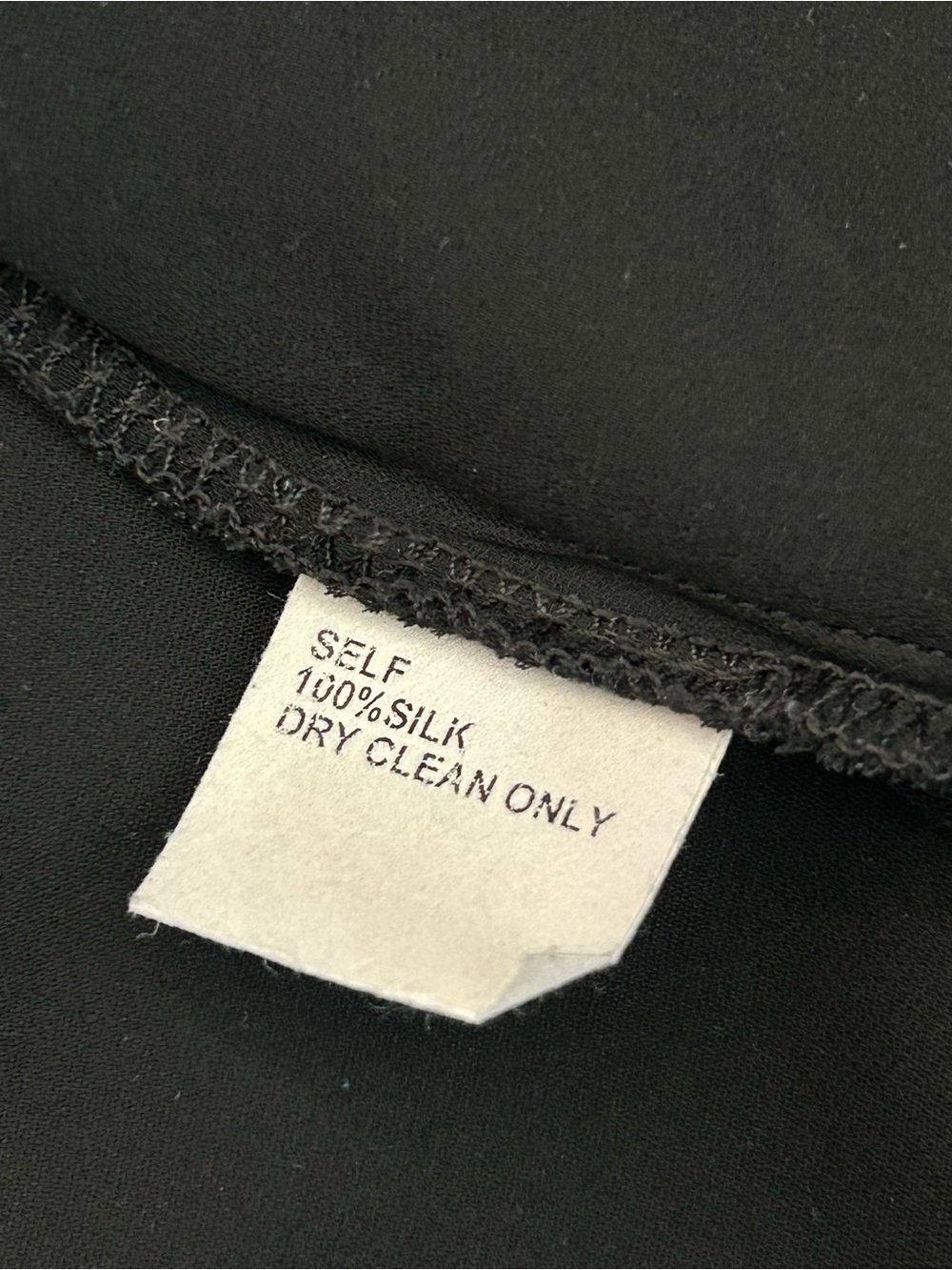 SINGLE Los Angeles 2X Sleeveless Silk Chiffon Blouse in black - Picture 6 of 11